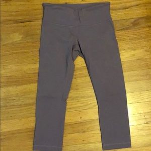 Mauve lululemon wunder Under crops